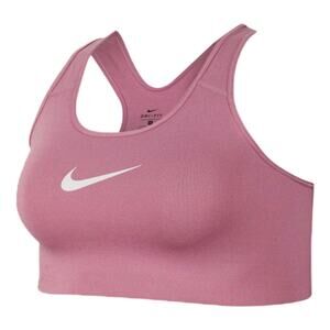 Nike Dri-FIT Racerback Sports Bra Pink Medium Support Athletic Gym Size 1X